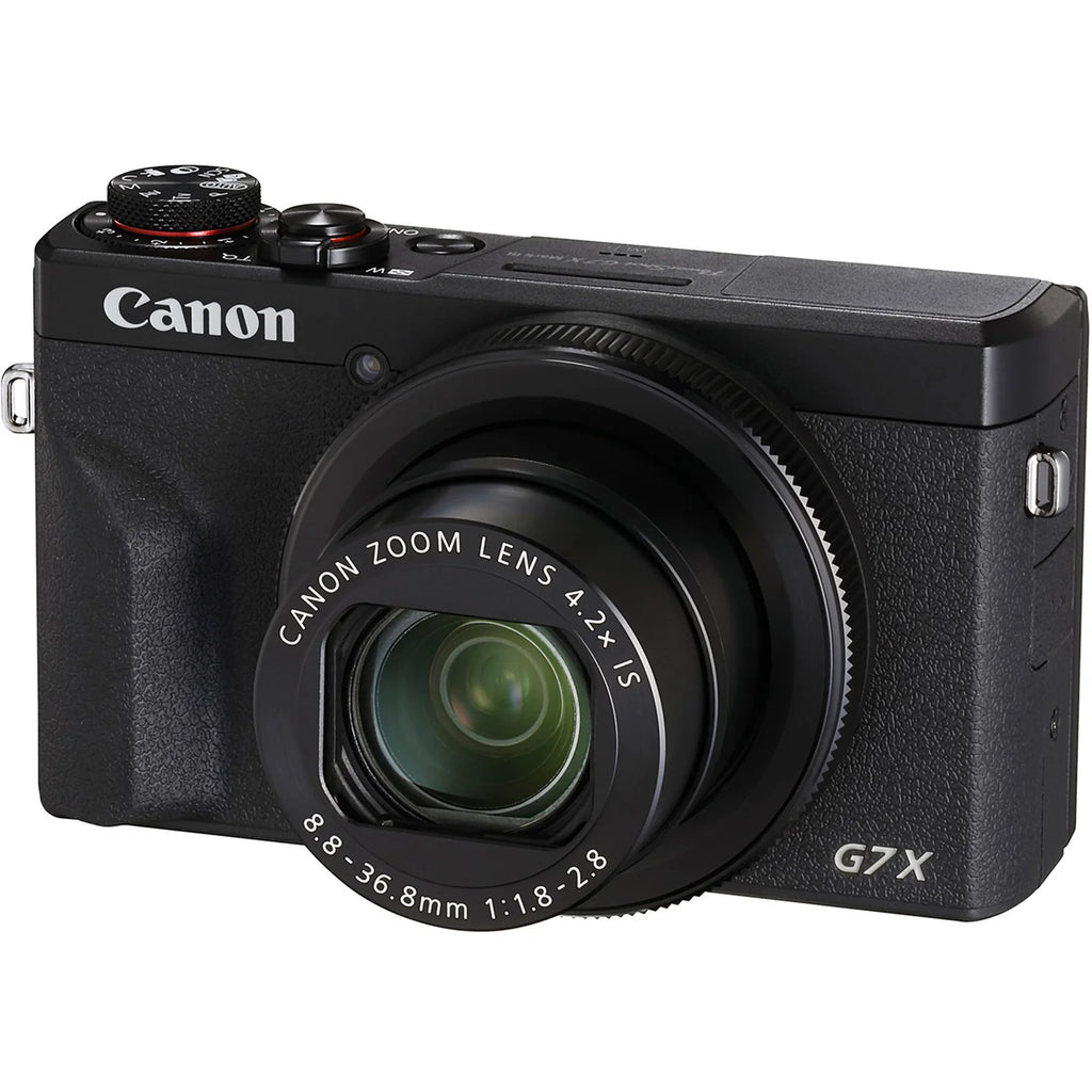 Canon PowerShot G7 X Mark III Digital Camera – Black | 20.1MP 4K Vlogging Camera with Wi-Fi & Bluetooth Connectivity