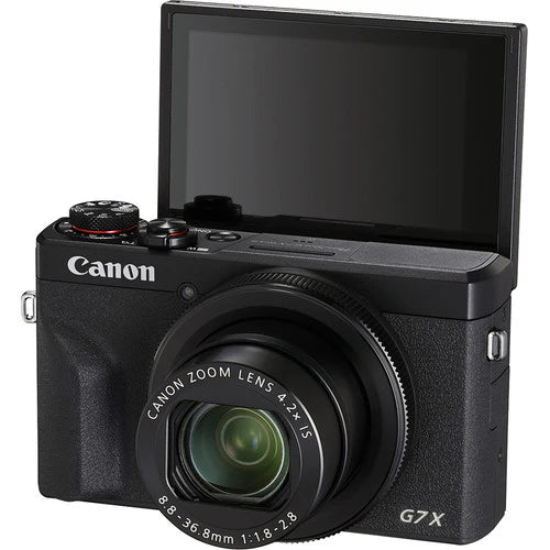 Canon PowerShot G7 X Mark III Digital Camera – Black | 20.1MP 4K Vlogging Camera with Wi-Fi & Bluetooth Connectivity